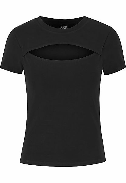 URBAN CLASSICS T-Shirt "Urban Classics Ladies Short Cut Out Tee" 1 Stk. günstig online kaufen