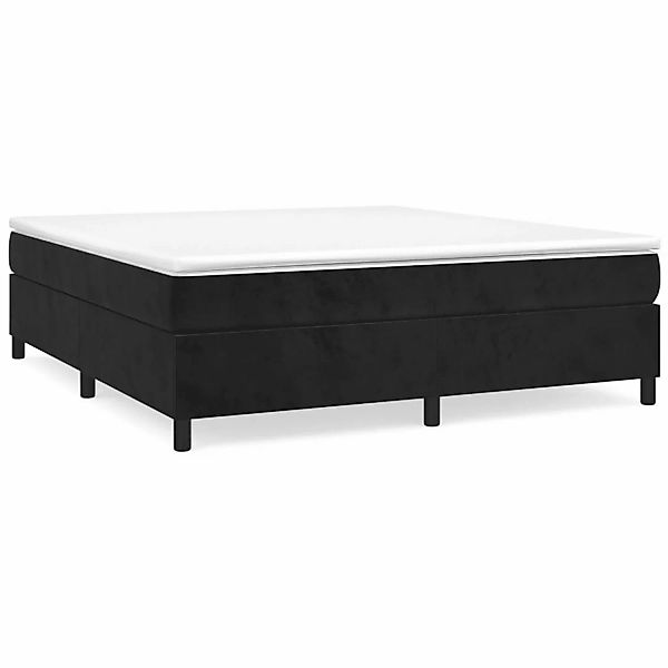 Vidaxl Boxspringbett Schwarz 180x200 Cm Samt günstig online kaufen