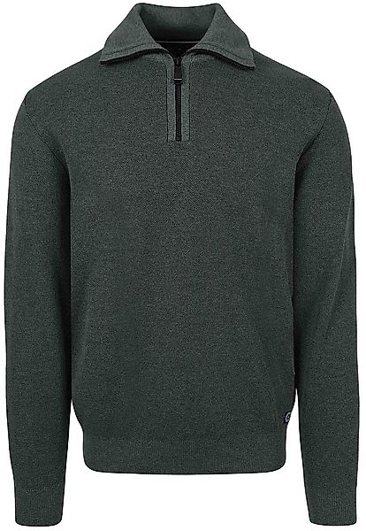 Casa Moda Halfzip Pullover Dunkelgrün - Größe XL günstig online kaufen