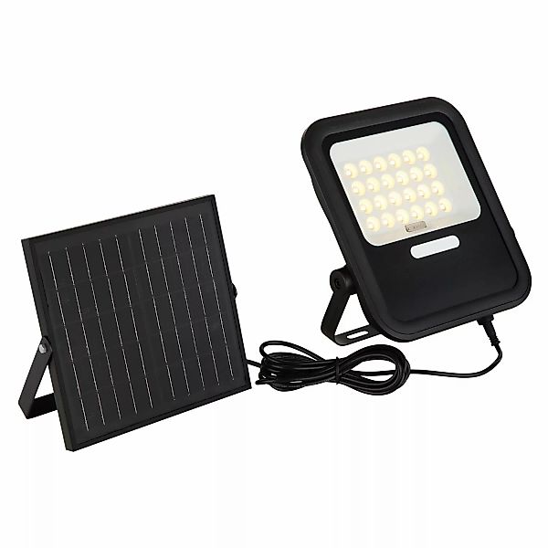 Globo Solarleuchte Kunststoff 25,4 cm Schwarz Matt günstig online kaufen