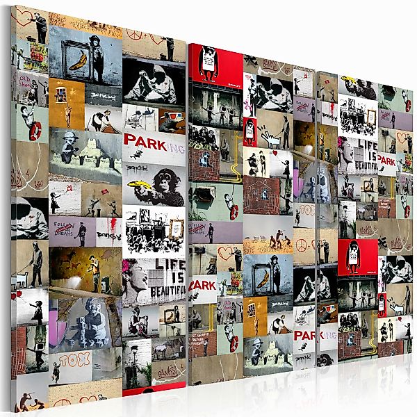 Wandbild - Art Of Collage: Banksy Iii günstig online kaufen