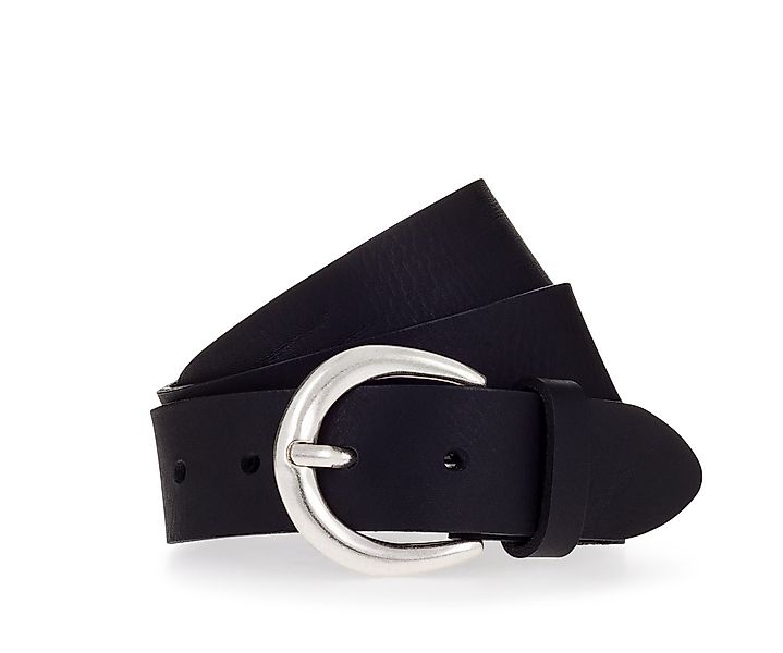 MUSTANG Ledergürtel (1-St) Schließe in poliertem Silber, 3,5 cm breit günstig online kaufen