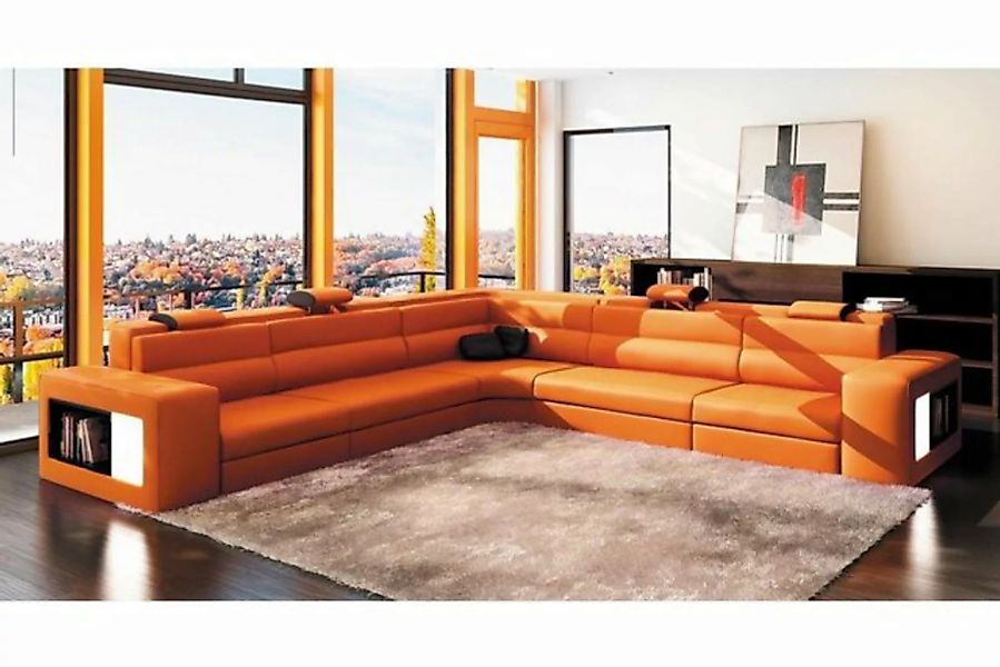 JVmoebel Ecksofa, L-Form Modern Ecksofa Couch Polster Leder Design Sofa Woh günstig online kaufen