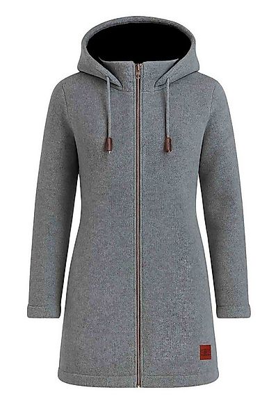 KUNST UND MAGIE Longstrickjacke Klassische Strickjacke Kurzmantel Wolle + F günstig online kaufen