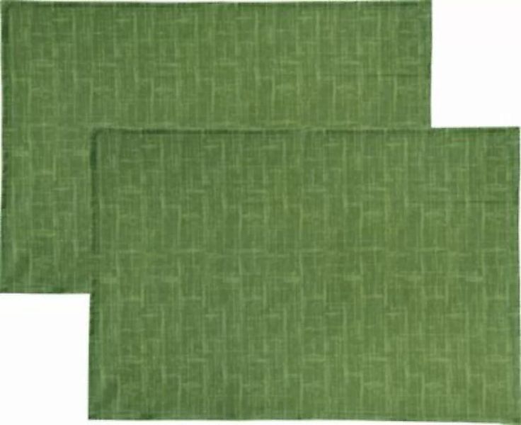 Erwin Müller Tischset  im 2er-Pack Wuppertal grün Gr. 30 x 45 günstig online kaufen