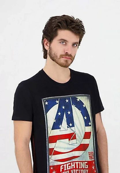 The AVENGERS Print-Shirt Avengers for Victory T-Shirt Black Erwachsen + Jug günstig online kaufen