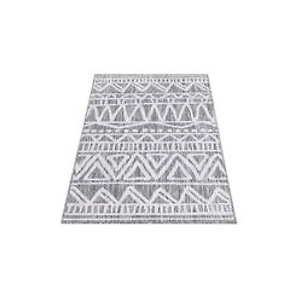 payé Teppich Sommer 76 Outdoor 100x200 cm Grau günstig online kaufen