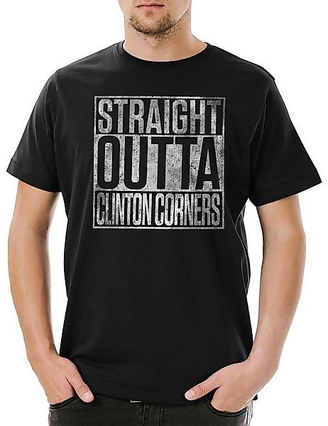 Urban Backwoods Print-Shirt Straight Outta Clinton Corners Herren T-Shirt C günstig online kaufen