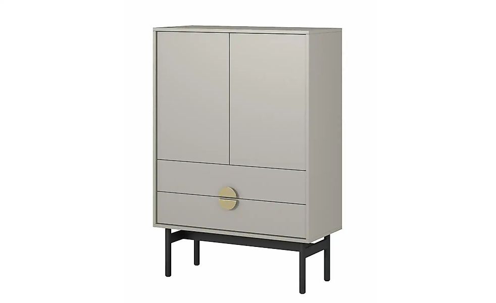 Highboard  Stoon ¦ beige ¦ Maße (cm): B: 85,5 H: 123,7 Kommoden & Sideboard günstig online kaufen
