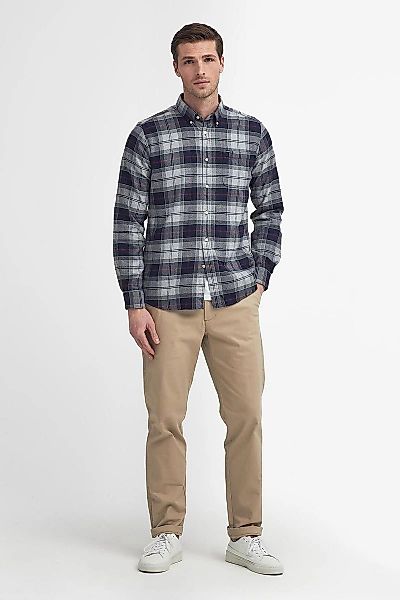 Barbour Kyeloch Hemd Karo Blau Grau - Größe XL günstig online kaufen