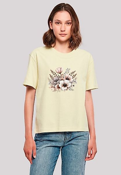 F4NT4STIC T-Shirt Blumenstrauß Boho Premium Qualität günstig online kaufen