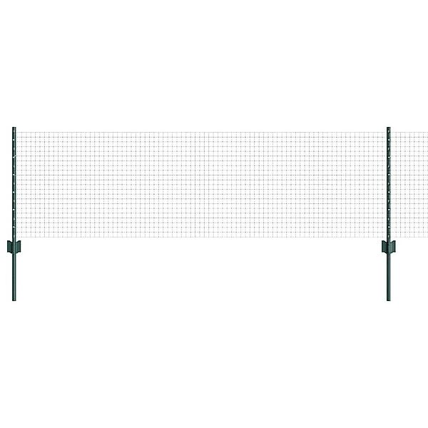 vidaXL Gartenzaun Zaun mit Pfosten Grün günstig online kaufen
