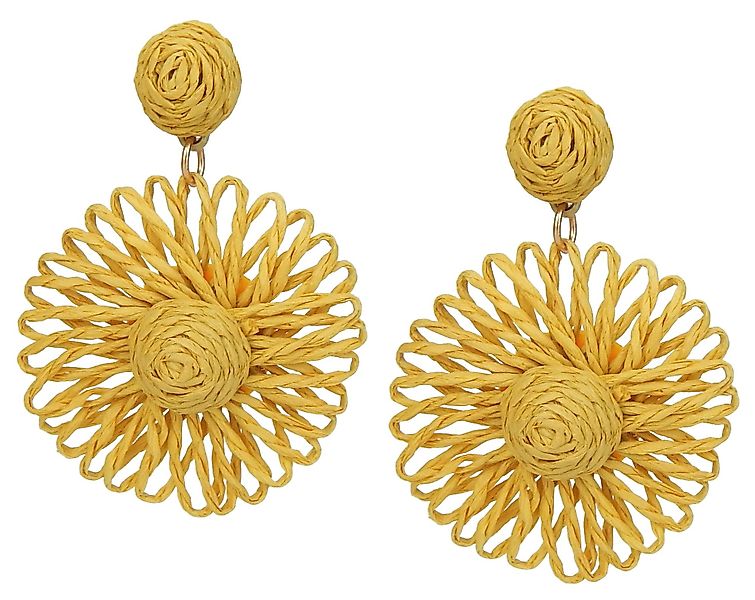 Ella Jonte Paar Ohrhänger, Bast Blume günstig online kaufen