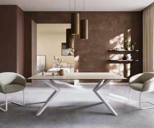 DELIFE Esstisch Edge, Keramik Laminam®Travertino Bianco günstig online kaufen