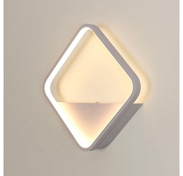 Goeco Wandleuchte Quadratische LED-Wandlampe aus Aluminium, Innenbeleuchtun günstig online kaufen