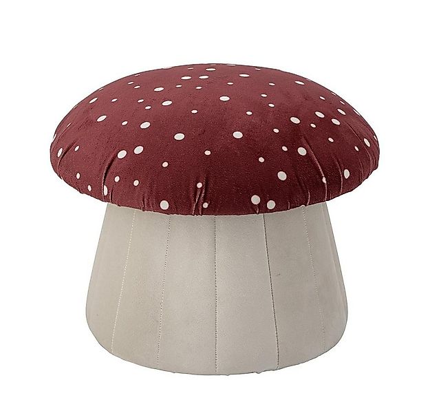 Bloomingville Hocker Lue Hocker Pilz Rot Ø 37 x 30 cm günstig online kaufen