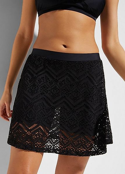 bonprix Bade-Rock mit integrierter Radlerbadehose, mit elastischem Bund, mi günstig online kaufen