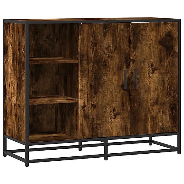 vidaXL Sideboard Räuchereiche 92x35x76 cm Holzwerkstoff 849021 günstig online kaufen