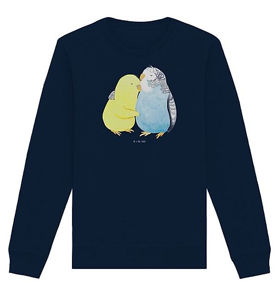 Mr. & Mrs. Panda Longpullover Größe XXL Wellensittich Liebe - French Navy - günstig online kaufen