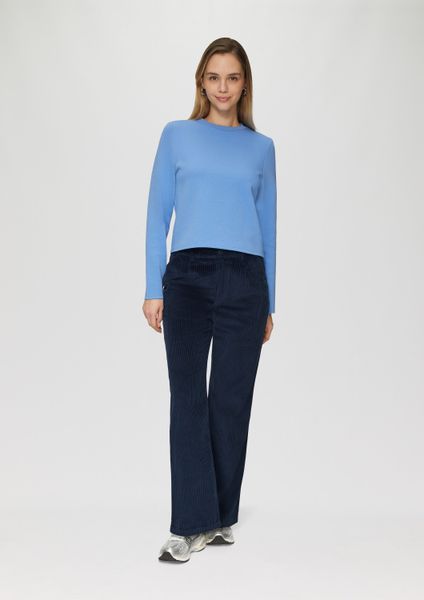 QS Chinos Hose Cordhose mit Straight günstig online kaufen