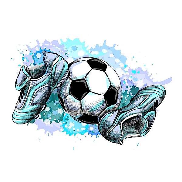 nikima Wandtattoo 187 Wandtattoo Fussballschuhe und günstig online kaufen