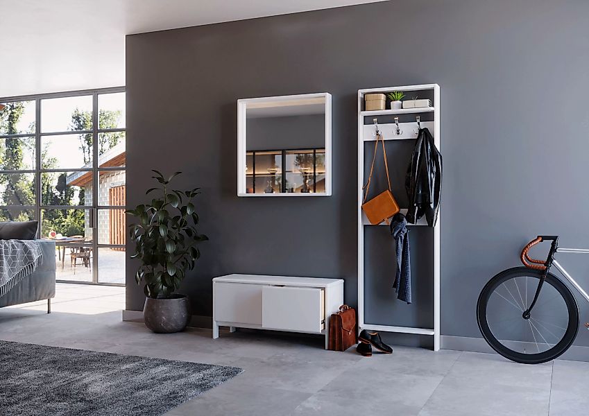 Home affaire Garderoben-Set "Luven", (Set, 3 St.), aus Massivholz, FSC, bes günstig online kaufen