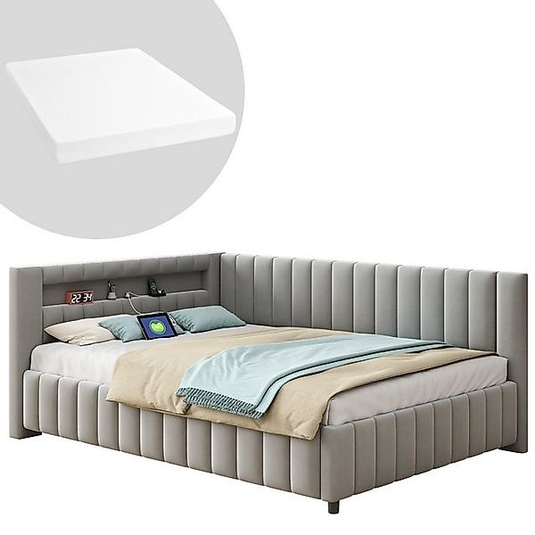 HAUSS SPOLE Schlafsofa 140x200 mit LED-Licht, günstig online kaufen