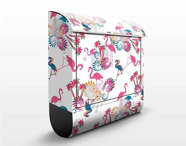 Briefkasten Flamingo Designmuster günstig online kaufen