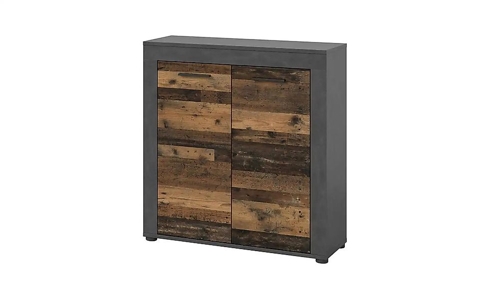 Highboard  Bardenas ¦ schwarz ¦ Maße (cm): B: 80 H: 88 T: 35.0 Kommoden & S günstig online kaufen