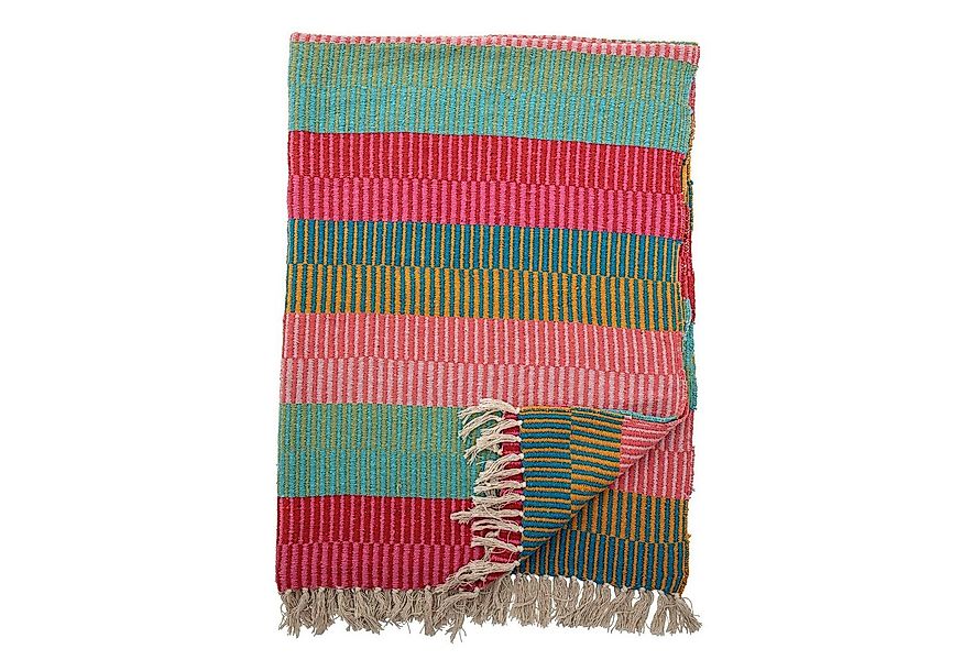 Überwurf Bloomingville Isnel Überwurf, Grün, Recycelte Baumwolle, Bloomingv günstig online kaufen