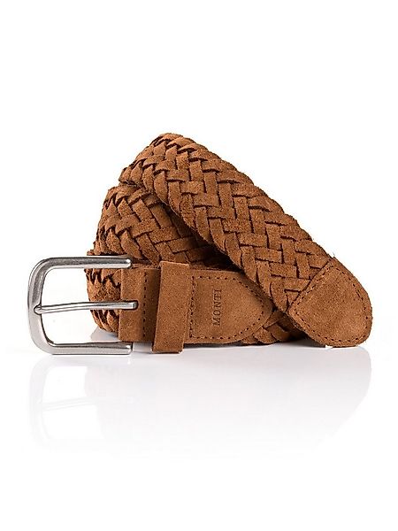 MONTI Ledergürtel VANCOUVER Flecht-Optik, matt, weich, handgefertigt günstig online kaufen