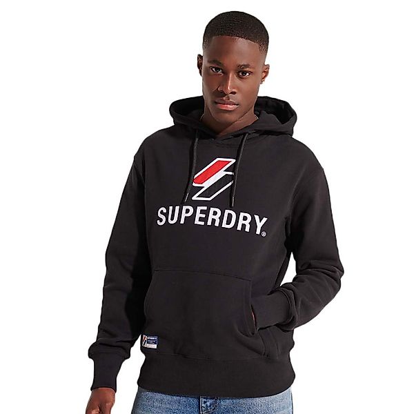 Superdry Code Logo Apq2 Kapuzenpullover M Black günstig online kaufen