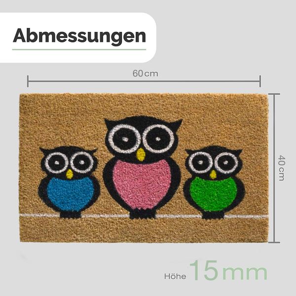 Entrando Fußmatte Kokosfußmatte, Rechteckig, Höhe: 15 günstig online kaufen