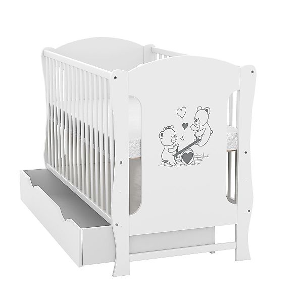 Baby-Delux Babybett Lia, Kinderbett 60x120 cm günstig online kaufen