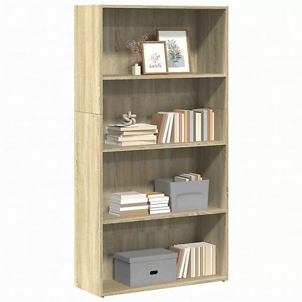 vidaXL Bücherregal Bücherregal Sonoma Eiche 80x30x152 cm Spanplatte günstig online kaufen