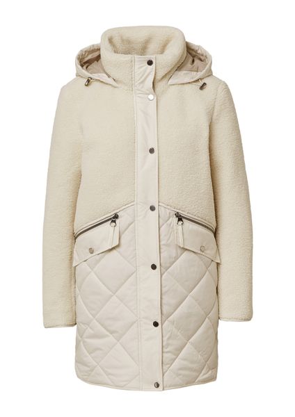 s.Oliver Funktionsmantel Outdoor-Mantel Kurzer Teddymantel im günstig online kaufen
