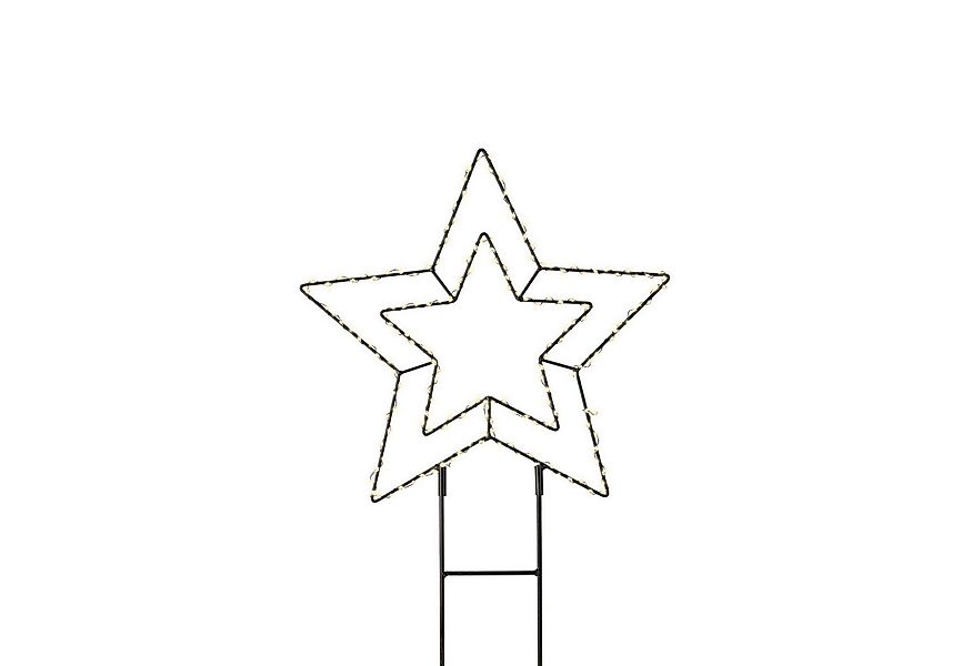 MARELIDA LED-Stern für außen LED Gartenstecker Stern 180LED 38cm Weihnachts günstig online kaufen