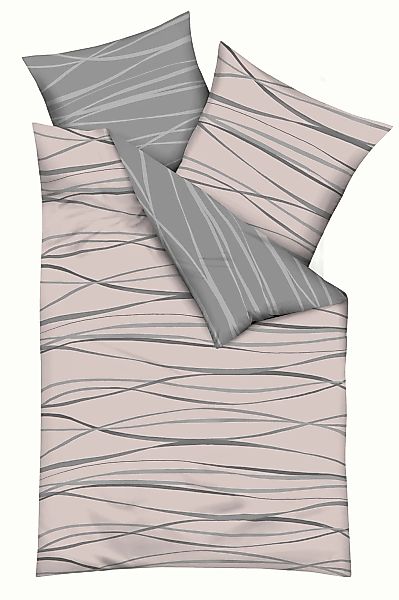 Kaeppel Wendebettwäsche "Motion" 2 Stk. tlg. Mit feinen Wellenlinien günstig online kaufen