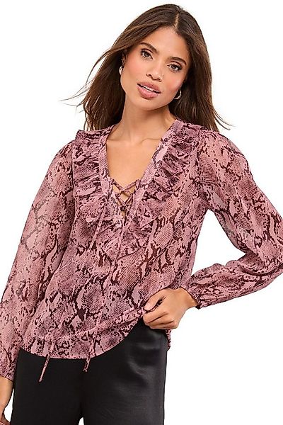 LIPSY Rüschenbluse Lipsy Rüschenbluse mit Bindedetail, Regular (1-tlg) günstig online kaufen