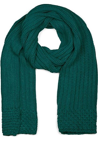 styleBREAKER Strickschal Langer Strick Schal mit Rippen und Perl Strickmust günstig online kaufen
