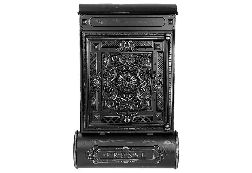 HMF Wandbriefkasten 512-09 Briefkasten Antik mit Zeitungsfach, Vintage Post günstig online kaufen