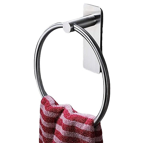 Coonoor Handtuchring Handtuchhalter aus Edelstahl, Ohne Bohren Handtuchstan günstig online kaufen