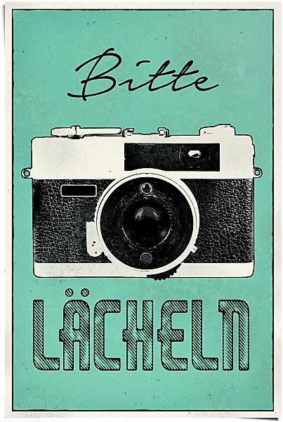 Reinders Poster "Bitte Lächeln", (1 St.) günstig online kaufen