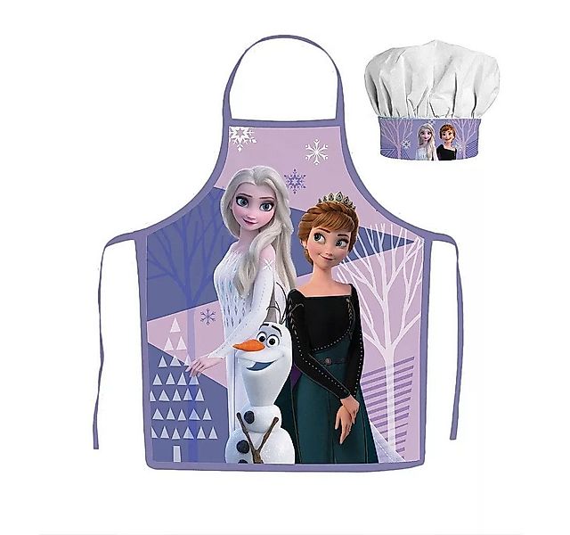 Disney Kochschürze Frozen Kochschürze Lila Mädchen Kindergarten Anna Elsa S günstig online kaufen
