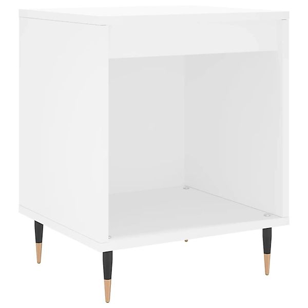 vidaXL Nachttisch Weiß 40x35x50 cm Holzwerkstoff Modell 3 günstig online kaufen