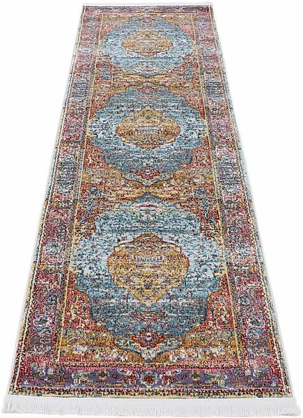 carpetfine Läufer »Esha«, rechteckig, 8 mm Höhe, Vintage Look, Wohnzimmer günstig online kaufen