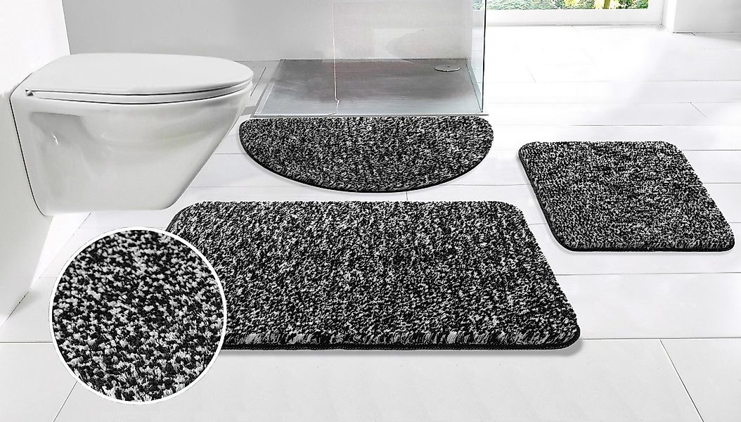 my home Badematte Vanessa meliert, Badvorleger, günstig online kaufen