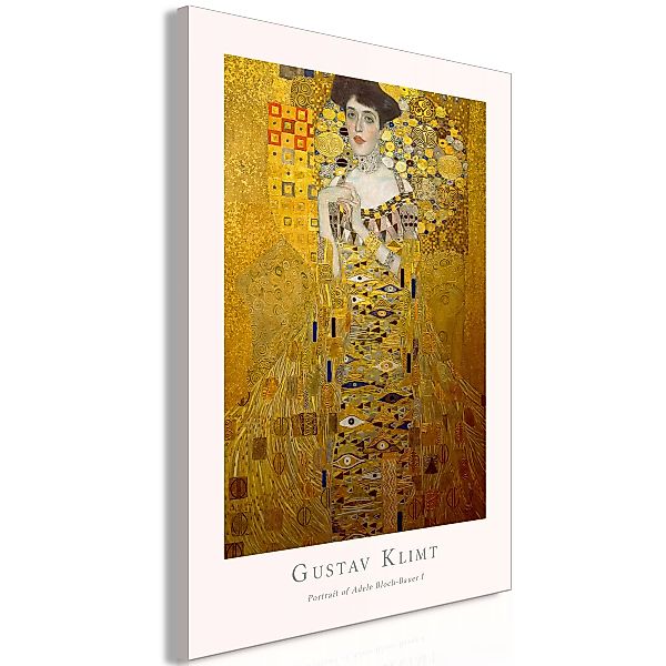 Wandbild - Gustav Klimt - Portrait of Adele Bloch (1 Part) Vertical günstig online kaufen