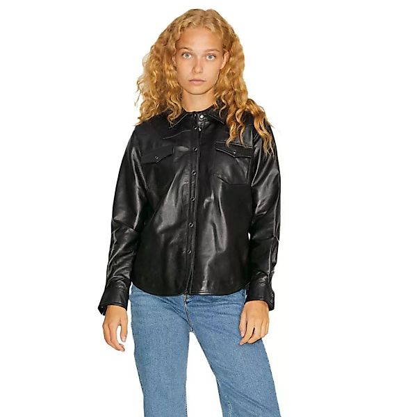 Jjxx Joy Leather Langarm Hemd M Black günstig online kaufen