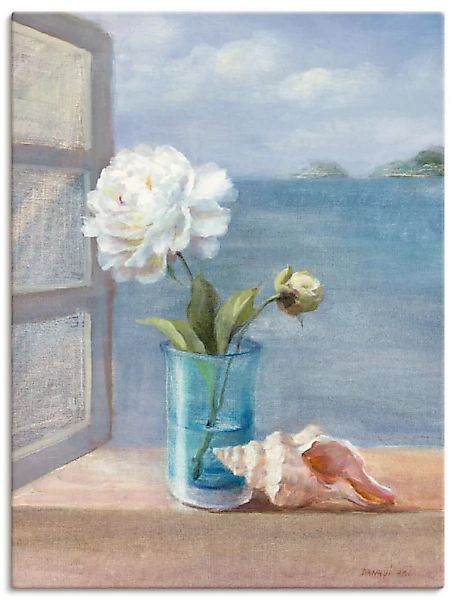 Artland Leinwandbild »Küsten Blumen I«, Arrangements, (1 St.), auf Keilrahm günstig online kaufen
